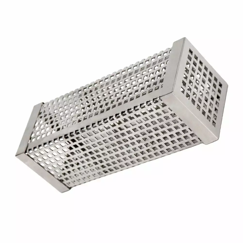Brandonz Travel-friendly BBQ Smoker Tube Pellet Generator Mesh Grills Square Tools
