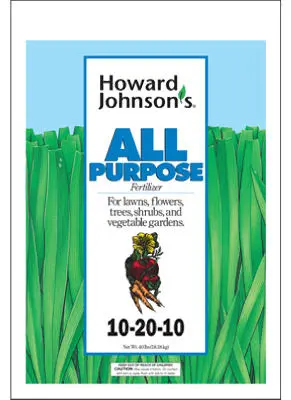 All Purpose Fertilizer 10-20-10 Lawns and Gardens Howard Johnson's
