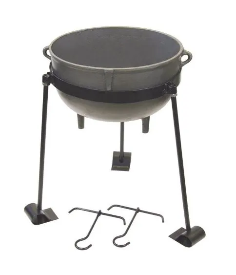 Bayou Classic CI7407 Jambalaya Kit Cast Iron 7 Gallon 17.75 x 10