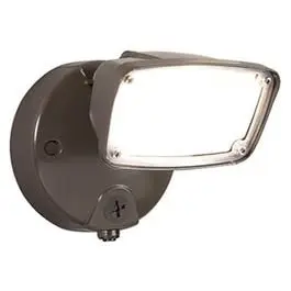 LED Dusk to Dawn Light Single Head Bronze 1503 Lumens 15-Watt Porch and Garage Cooper Lighting