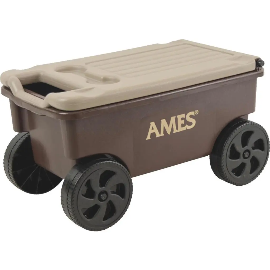 Ames Lawn Buddy 2 Cu Ft 200 Lb Poly Garden Cart Durable Wheels
