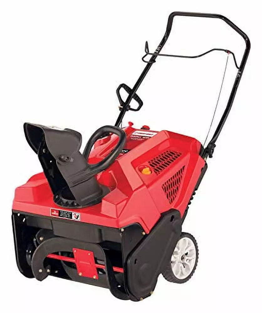Restored Troy-Bilt Squall 123R | 21 . | 123 cc | Single-Stage Gas Snow Blower E-Z Chute Control (Refurbished) TROY BILT