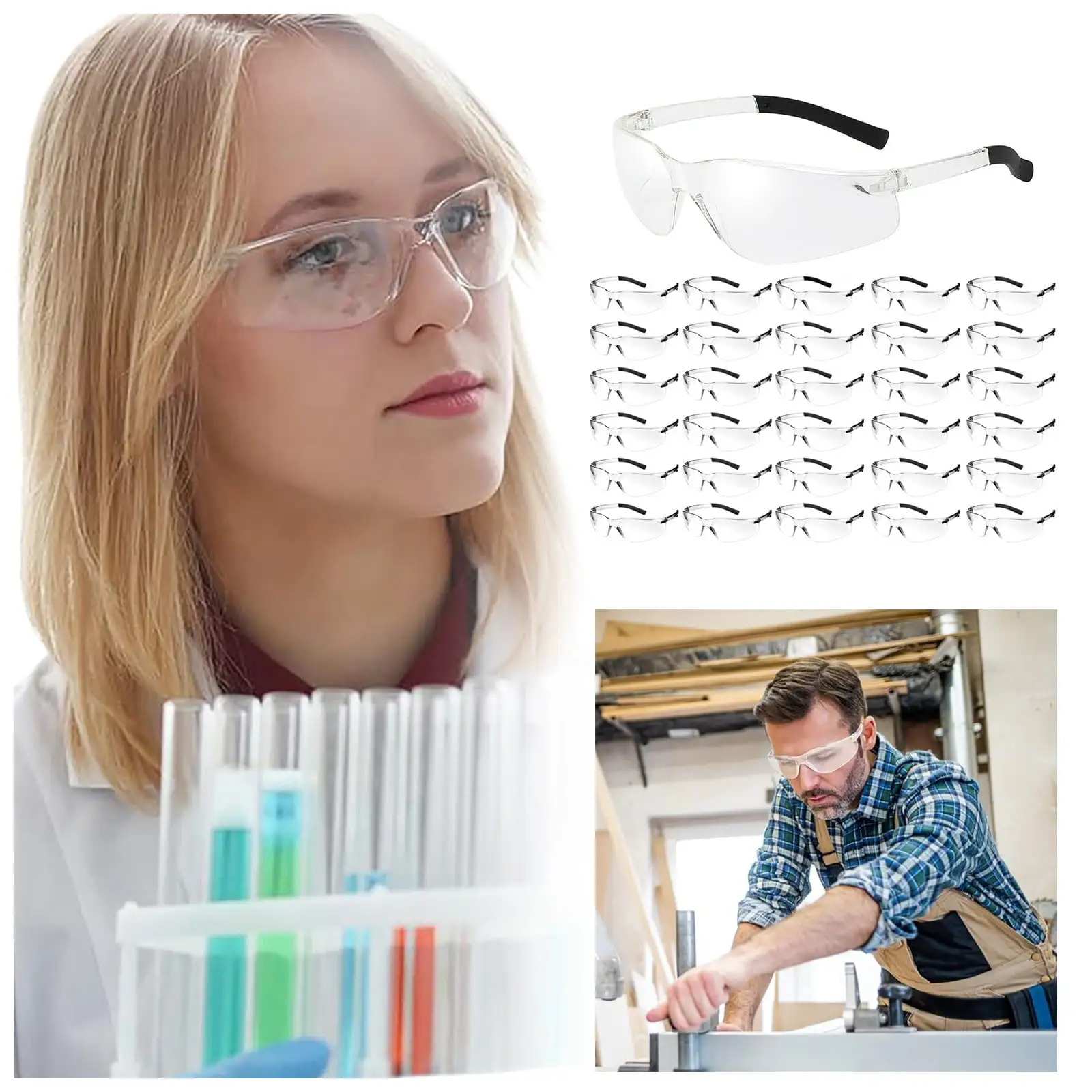 Men's & Women's Goggles Lab Garden & Industrial Bulk Eyewear Comfortable Protective Eyewear Goggles Dirt Bike Riding Youth...
