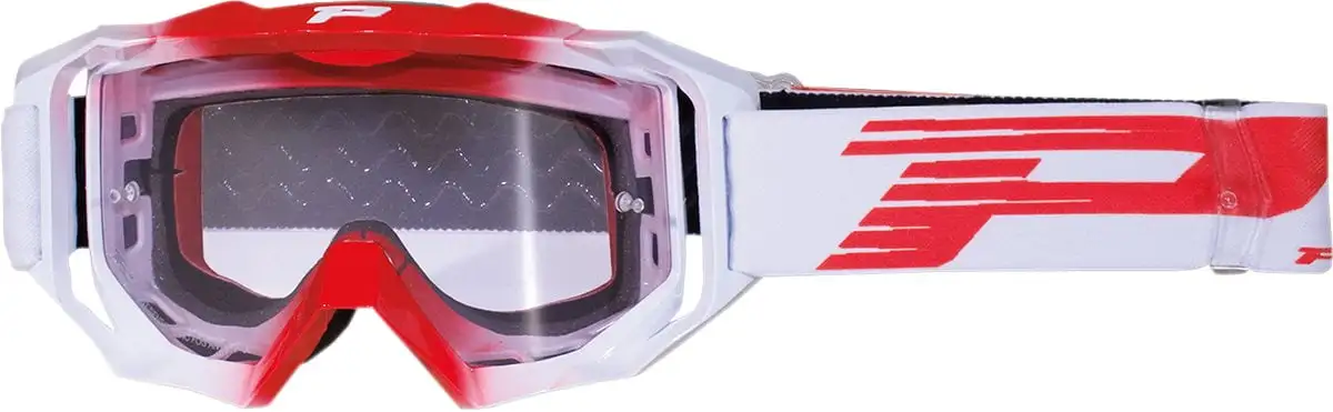 Pro Grip 3200 MX Venom Goggles (OSFM. Red / Clear Light Sensitive Lens) Progrip