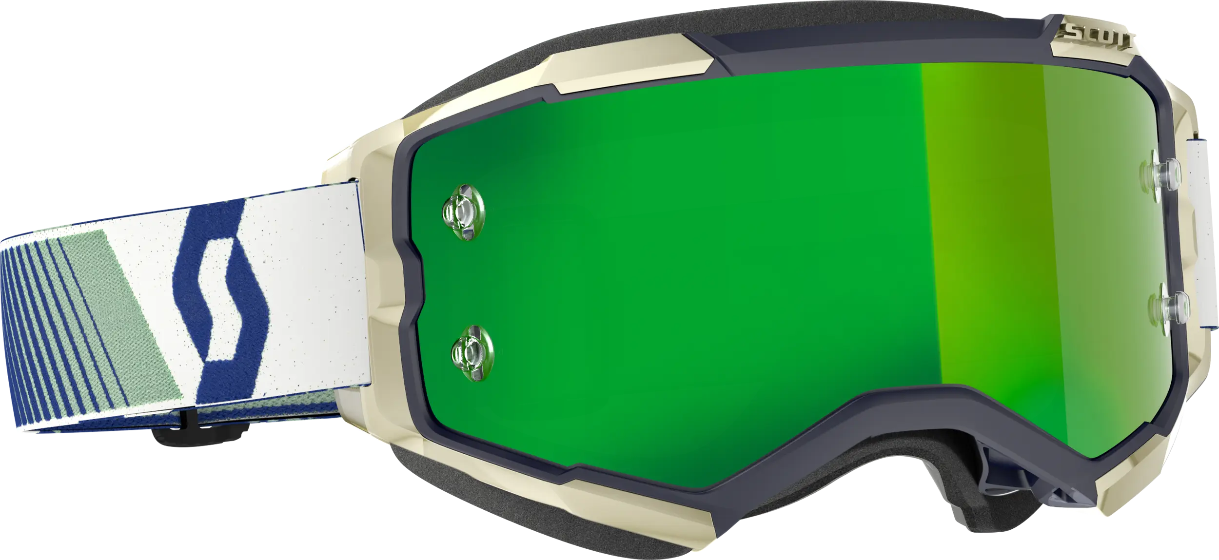 Scott USA Fury Goggles (OSFM. Blue/Green / Green Chrome Works Lens) SCOTT Sports