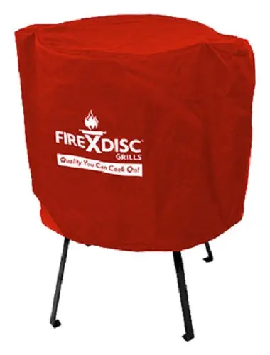 FireDisc TCGFDCR Heavy Duty Grill Cover Jacket Sheath Fireman Red