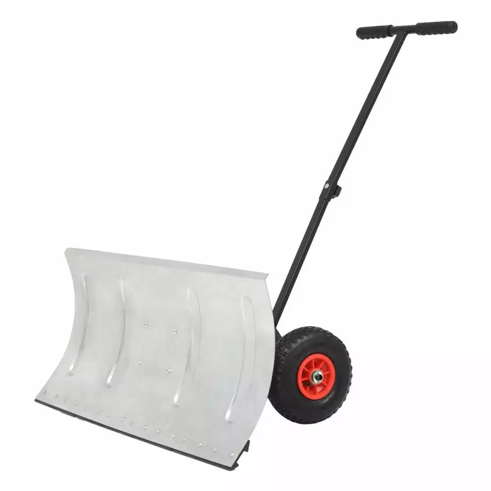 vidaXL Manual Snowplough Wheels 39.4x17.3. 142915