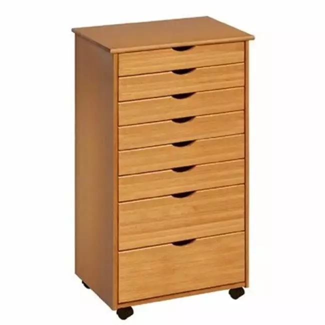 6 Plus 2 Drawer Wide Roll Cart Mobile Storage Organizer Lovely Home
