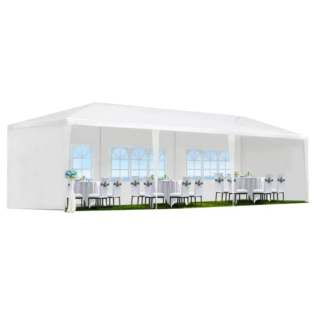 10x30 Foot Wedding Party Canopy Tent Outdoor Gazebo 5 Removable Sidewalls cystore